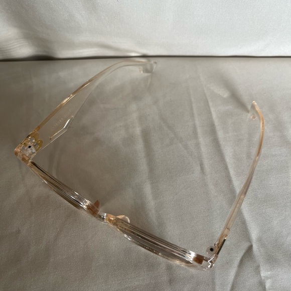 Transparent Sunglasses with Gold Intial B Accents - Picture 2 of 4